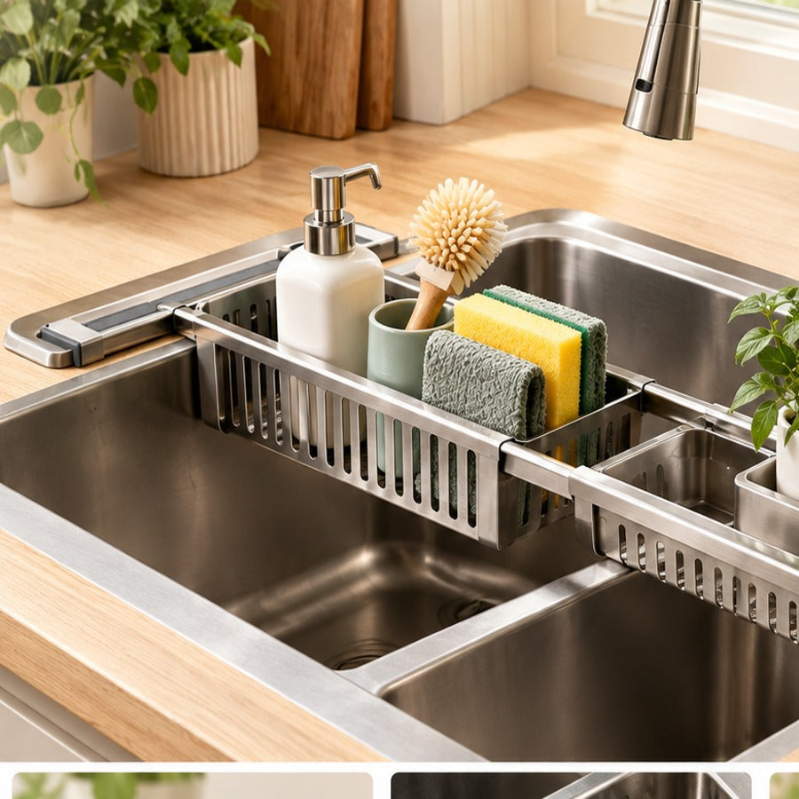 Expandable sink caddy main product view