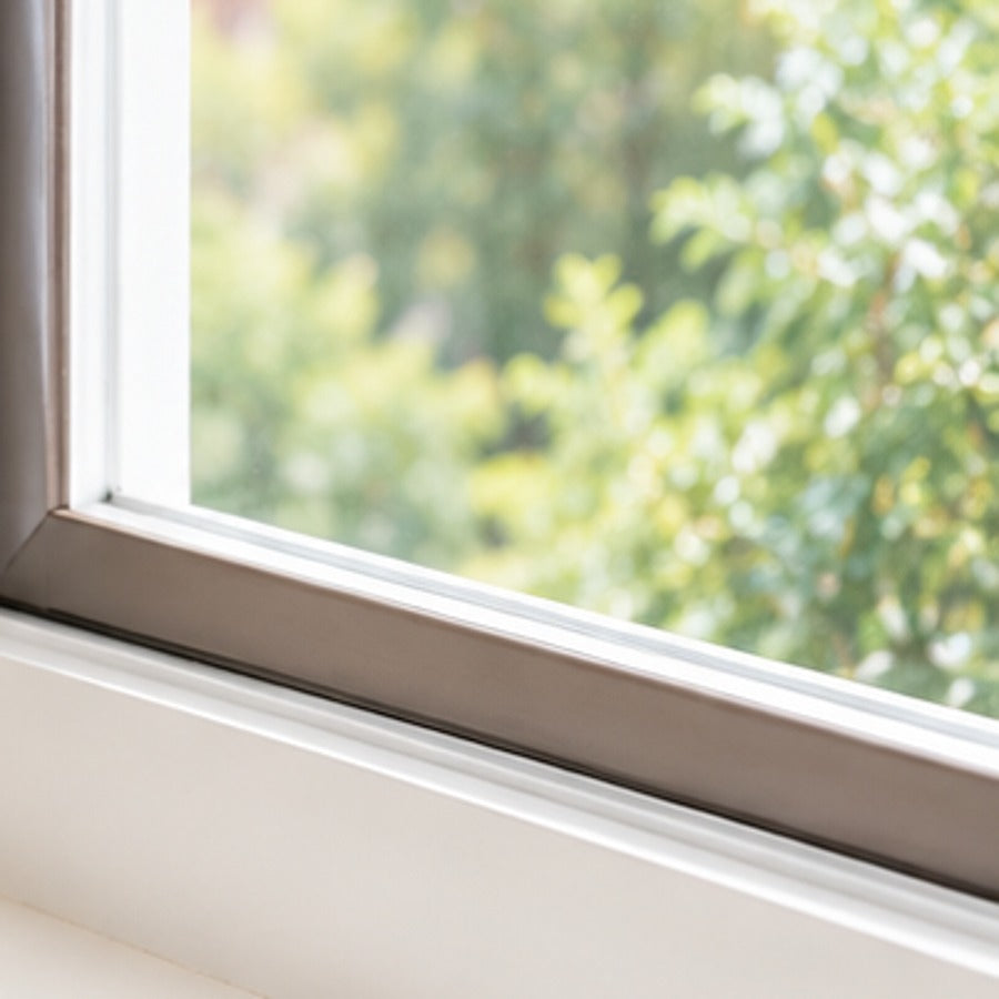 Door and window draught seal installed on door and window