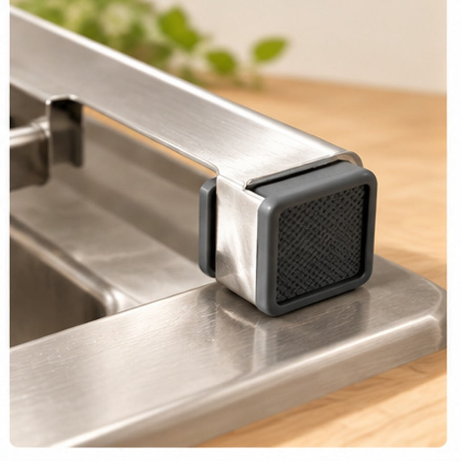 Expandable sink caddy non-slip support