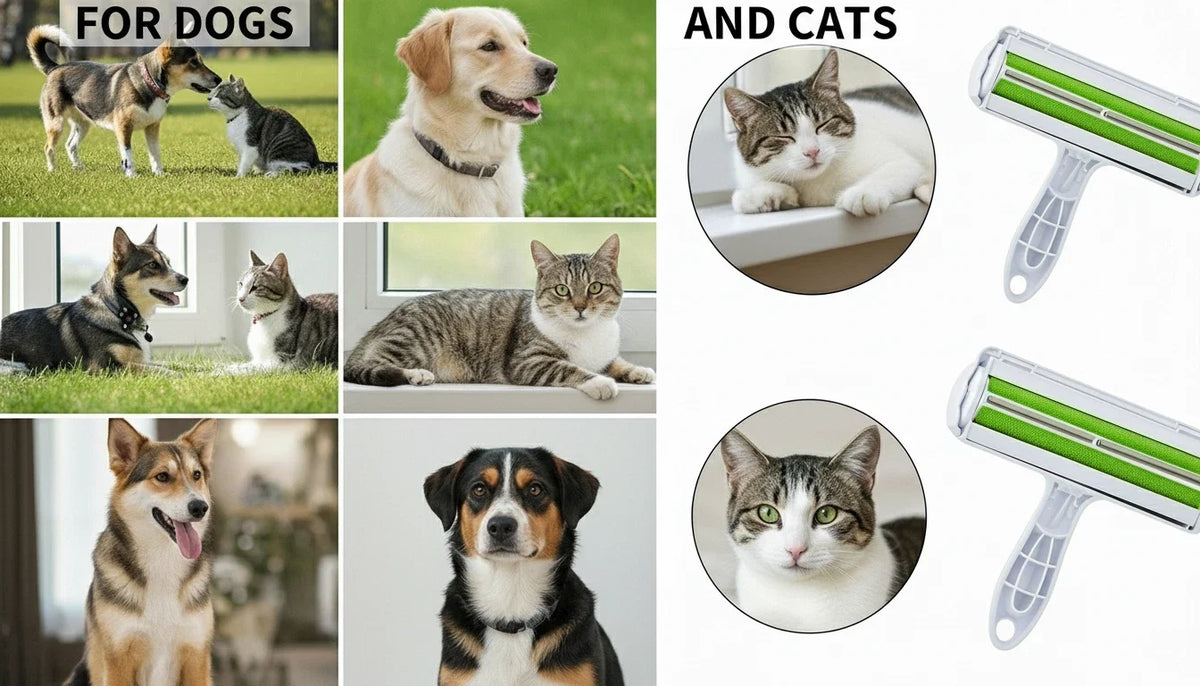 Reusable Lint & Pet Hair Remover — use on fabric