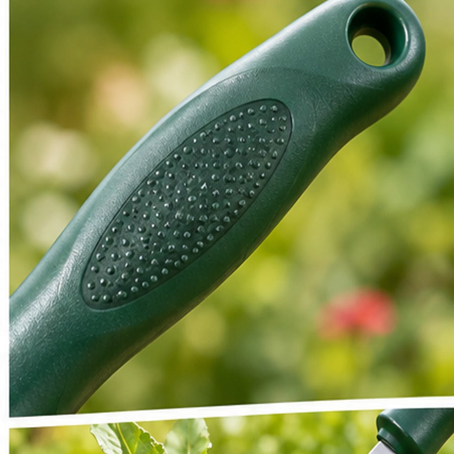 Multi-purpose garden weeder textured handle