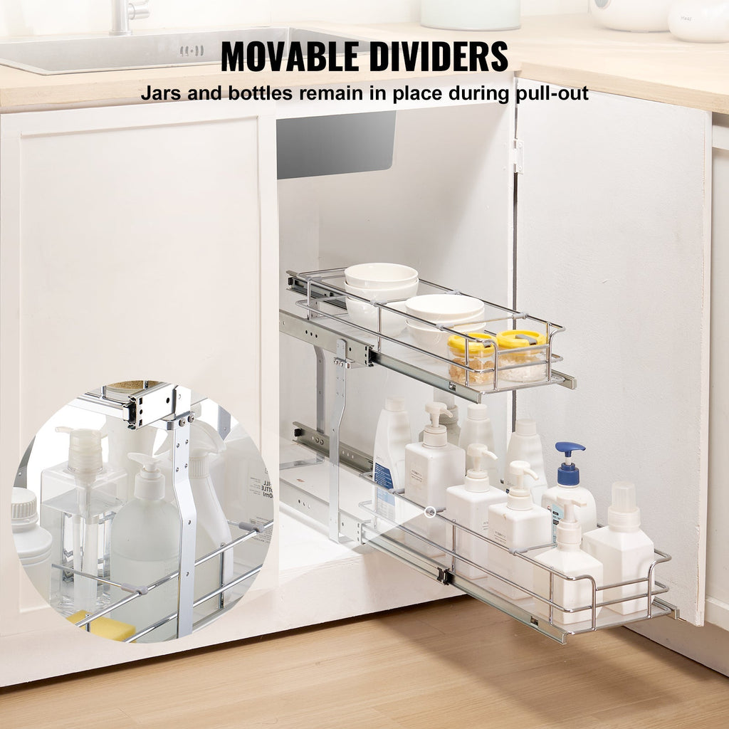 Under-Sink Pull-Out Organiser — storage view